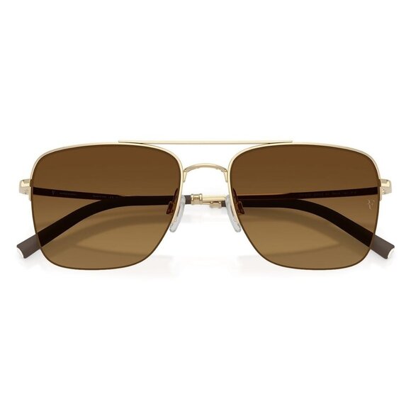 New OLIVER PEOPLES R-2 Gold Semi Rimless Aviator OV1343S 5035/13 Sunglasses Wome - Picture 2 of 8